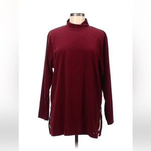 EUC Diane Von Furstenburg The Color Authority Burgundy Sweater M